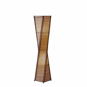 9.5" " X 9.5" X 50" Black Shade Floor Lantern
