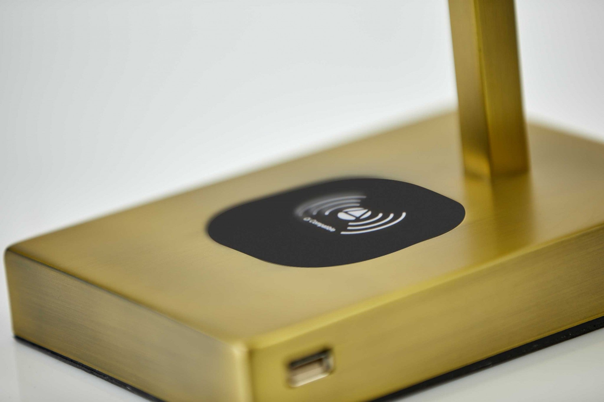 12" X 14.5" X 21.25" Brass Metal Table