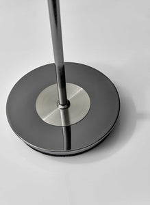 14" X 14" X 71.5" Black Metal 300W Torchiere