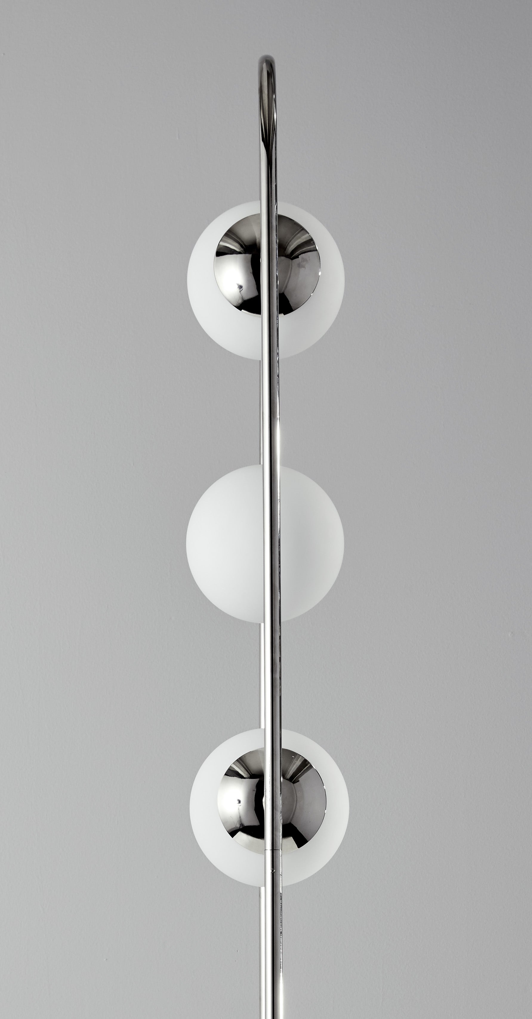 10.5" X 10" X 61" Black Metal LED Floor Lamp