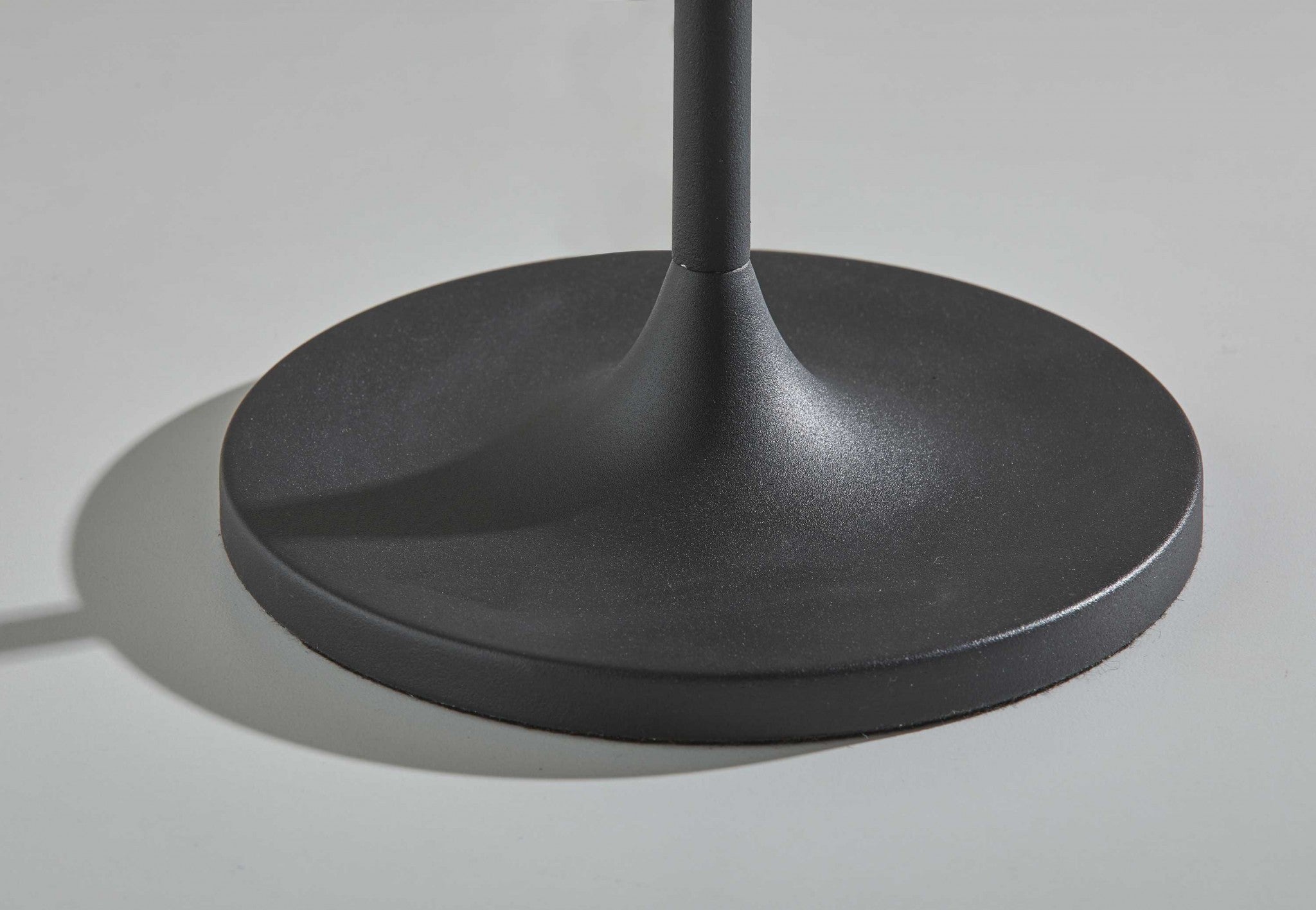 11.75" X 11.75" X 22.5" Black Metal Table Lamp