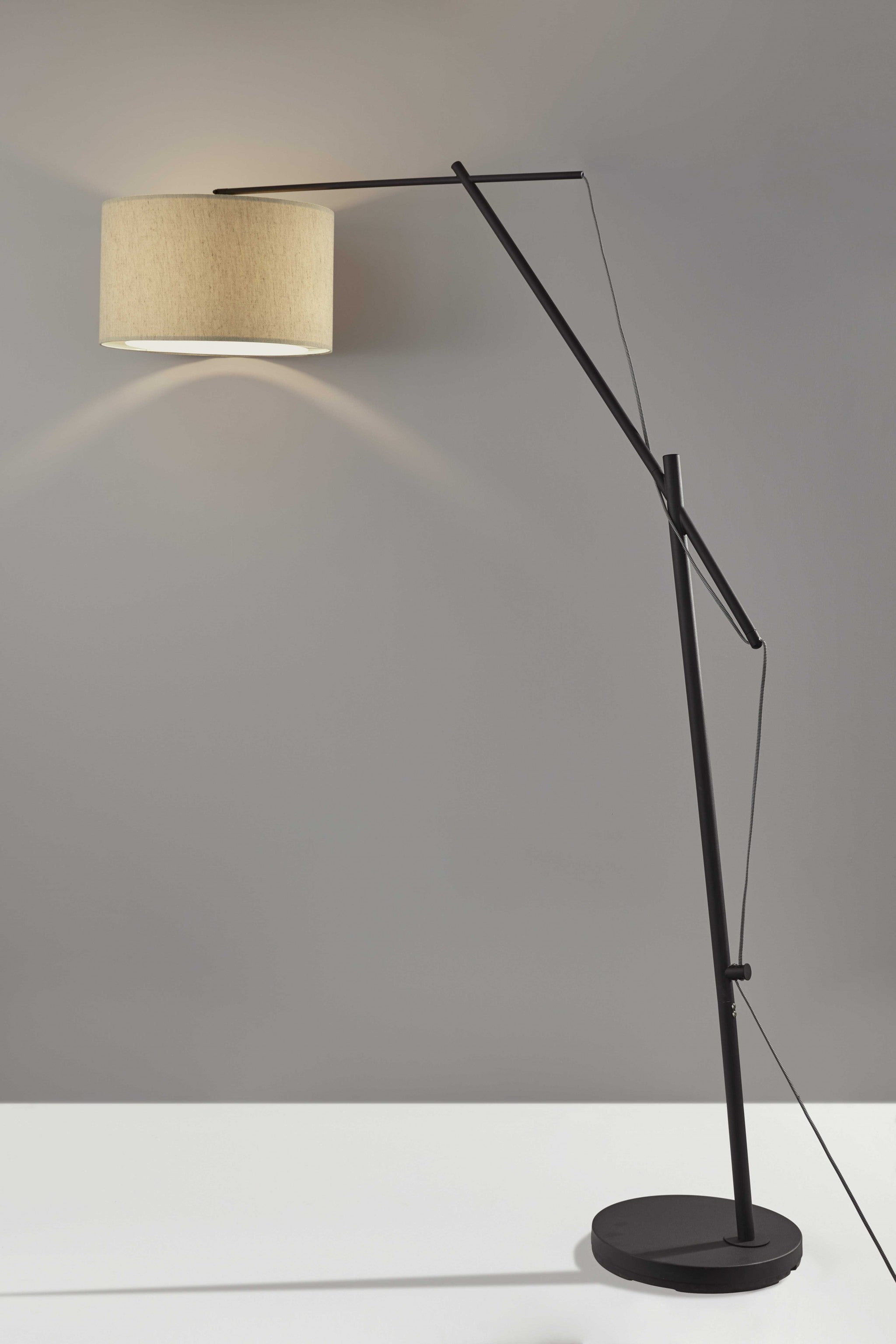 19.75" X 68" X 83"  Metal Arc Lamp
