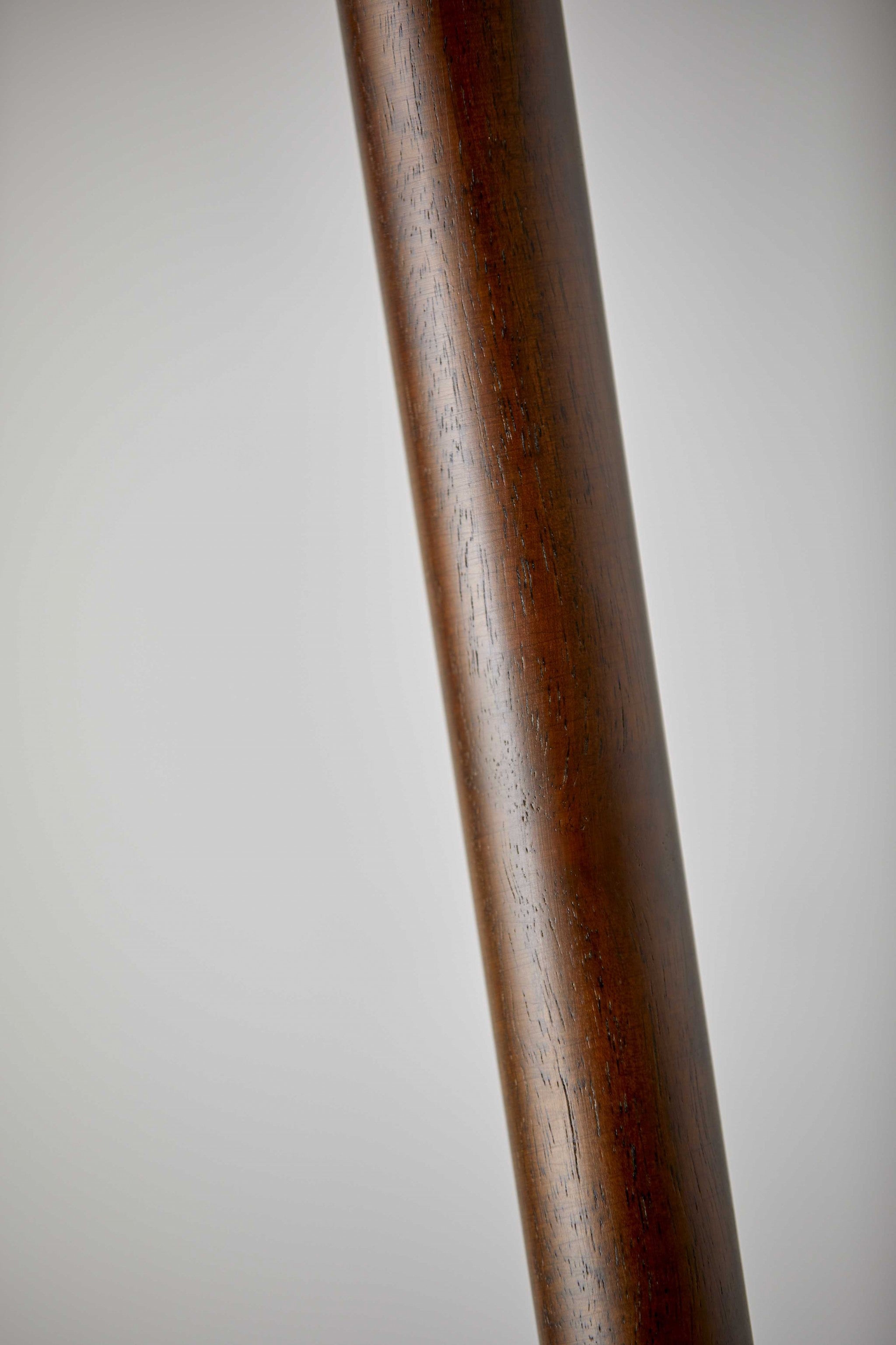 13.75" X 13.75" X 71" Walnut Metal 300W Torchiere