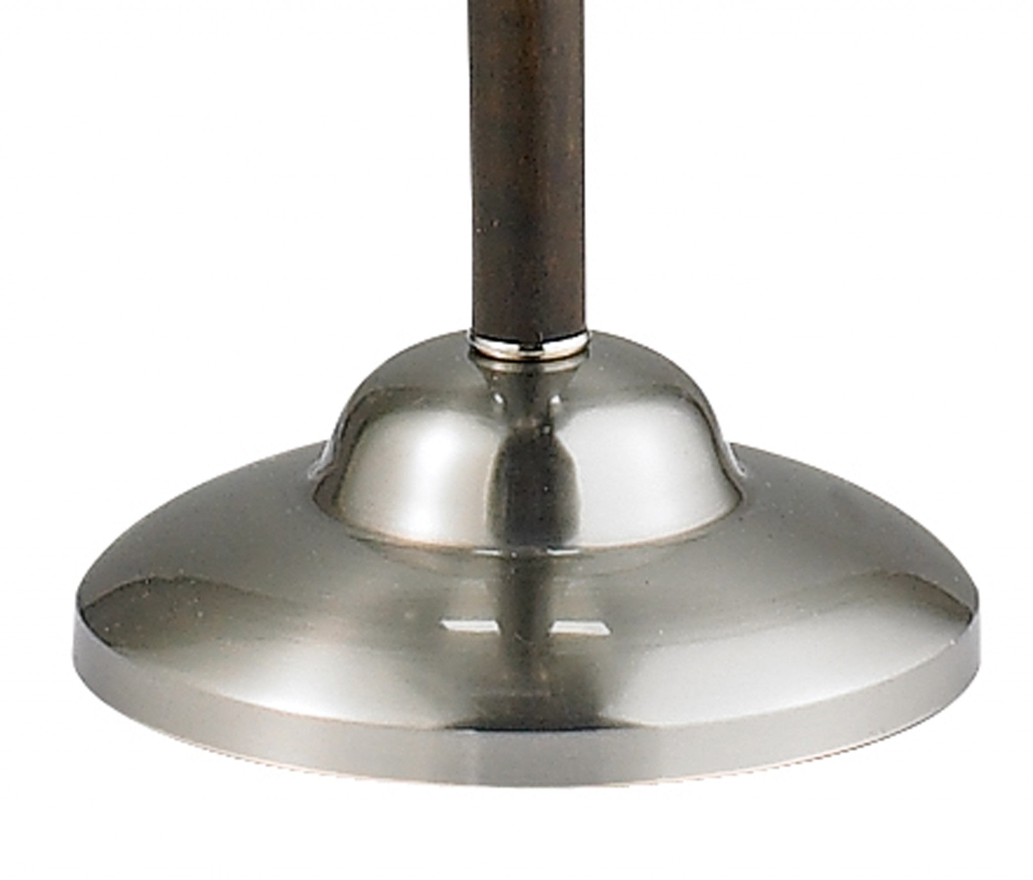 13.75" X 13.75" X 71" Walnut Metal 300W Torchiere