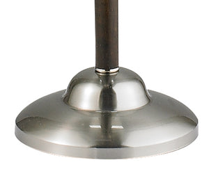 13.75" X 13.75" X 71" Walnut Metal 300W Torchiere