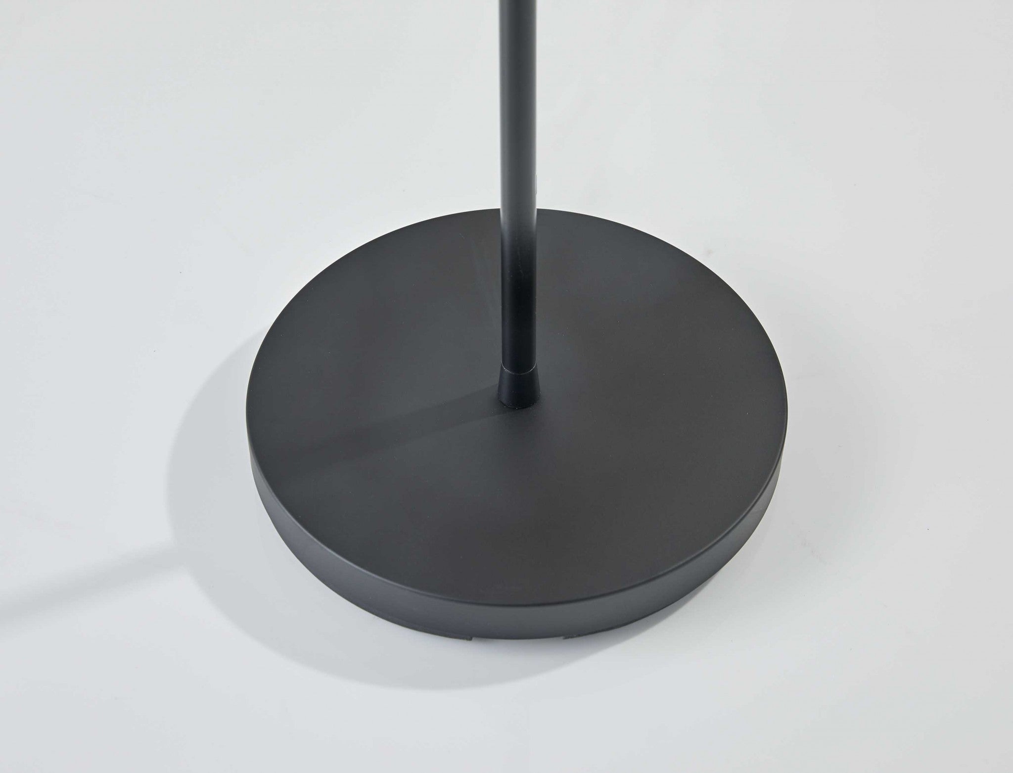 14" X 14" X 73" Black Metal 300W Torchiere