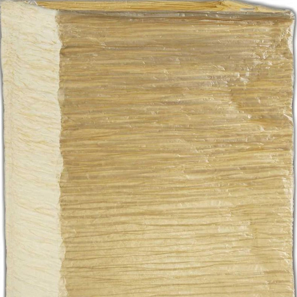 Wildside Paper Shade with Natural Wood Table Lamp