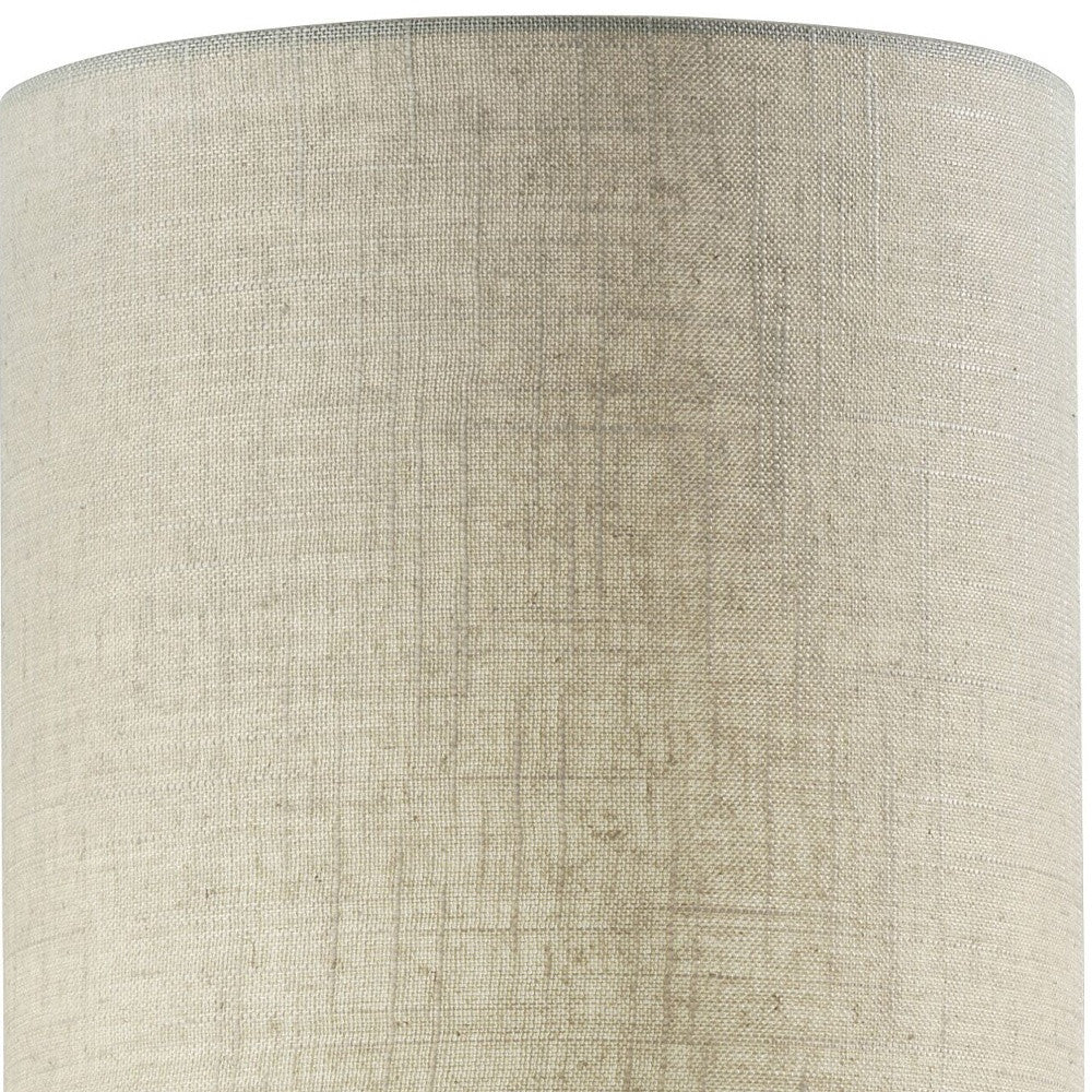 Dewdrop Black Metal Mercury Glass Table Lamp