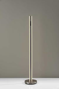 9.5" X 9.5" X 48.5" Brushed steel Metal LED Wall Washer