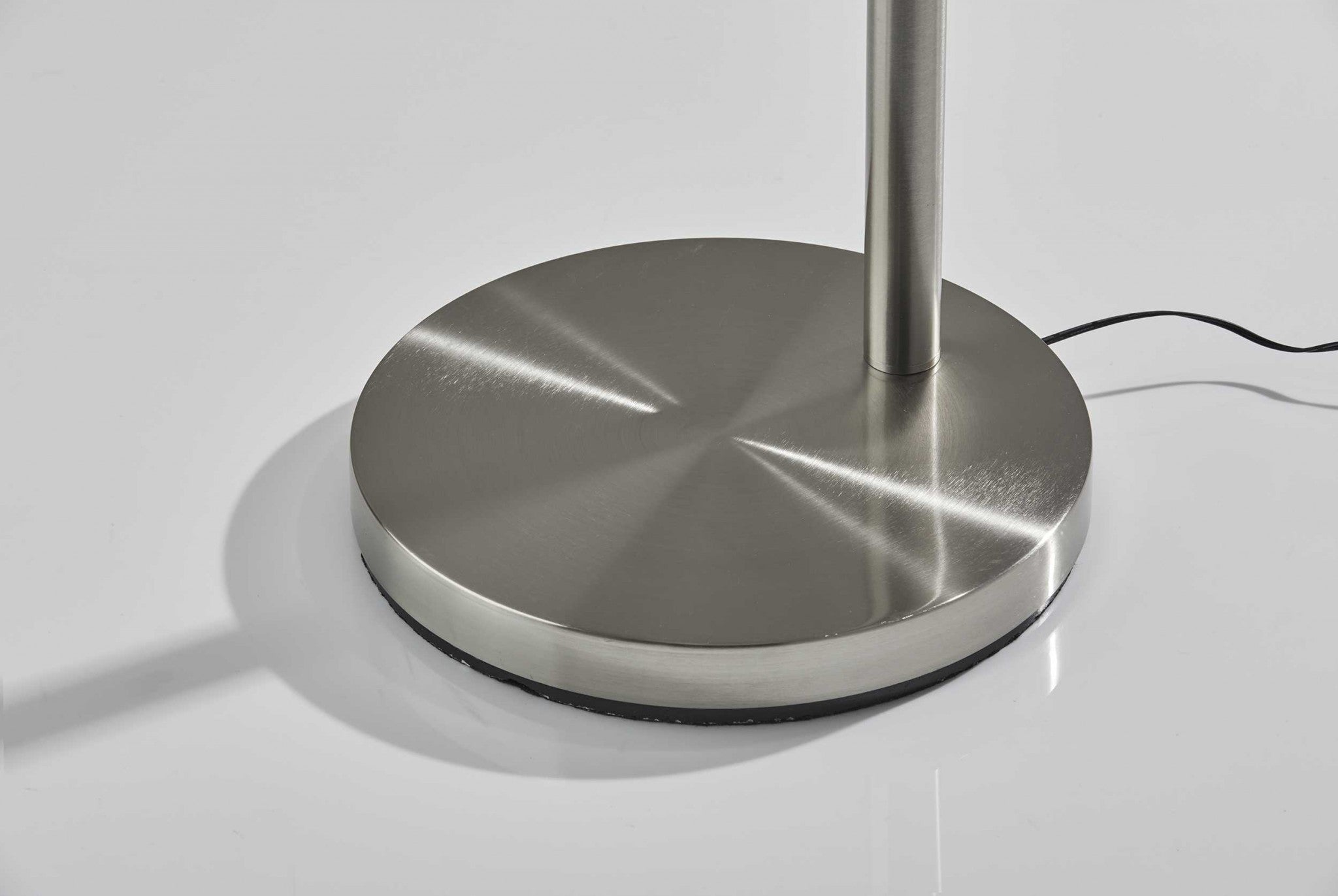 60" X 44" X 93" Brushed steel Metal LED Arc Lamp