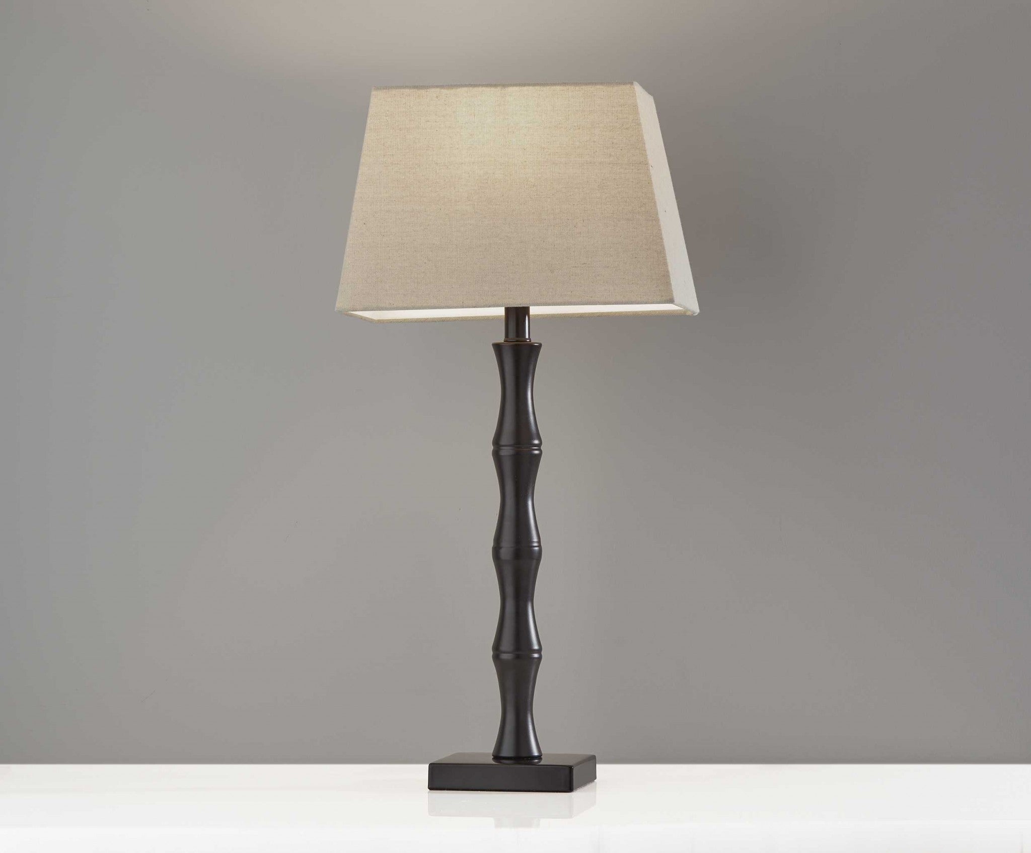 13" X 8" X 27" Black Metal 2 Pc Table Lamp Bonus Pack