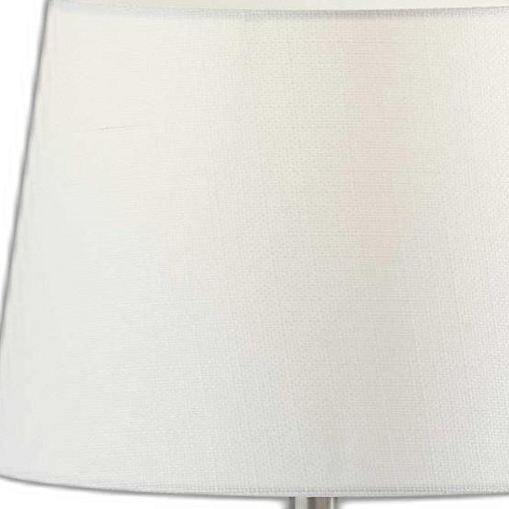 Light Purple Rectangular Bottle Glass Table Lamp