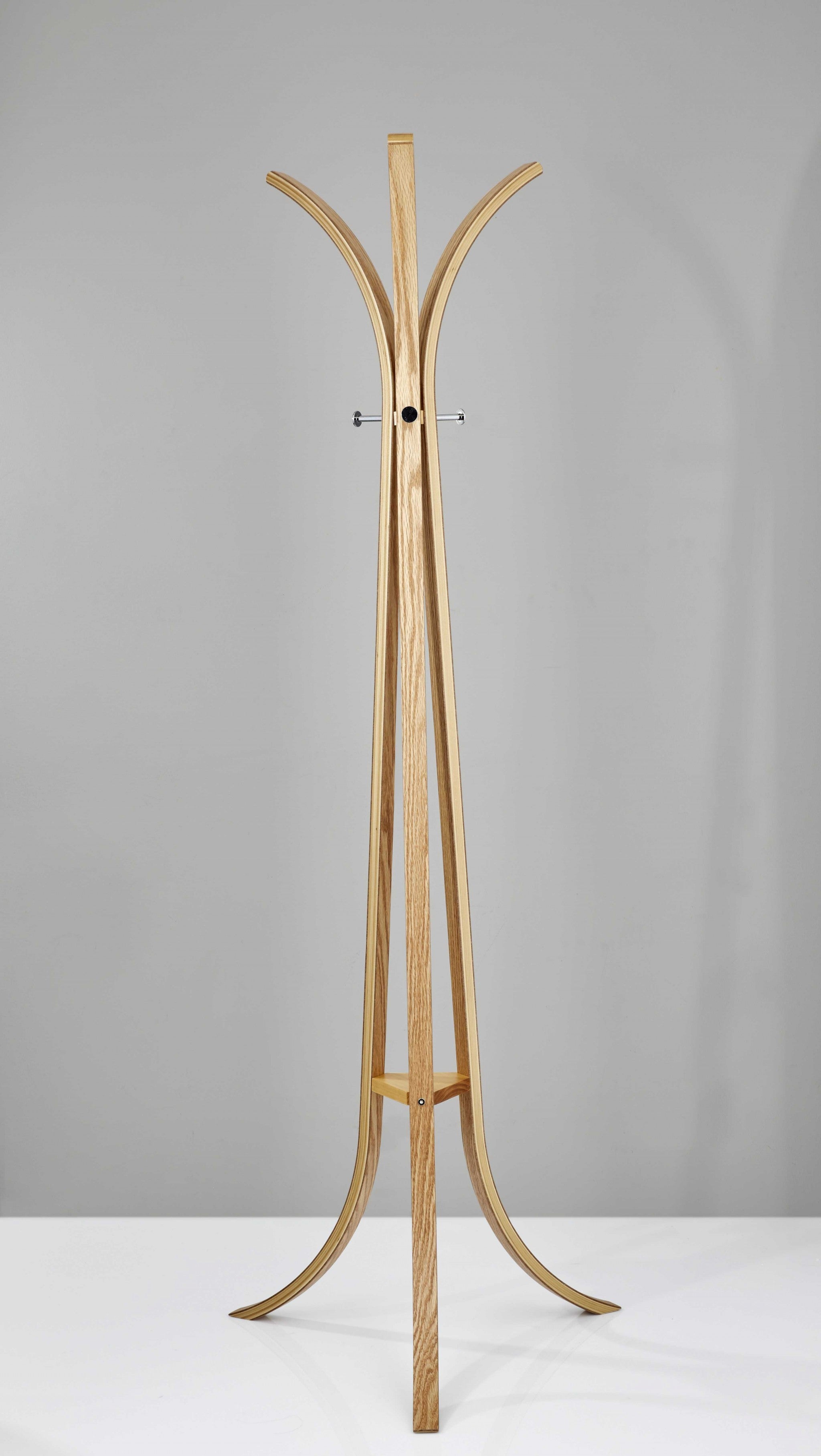 24" X 24" X 72" Natural Natural wood Coat Rack