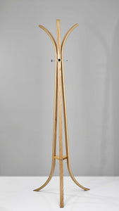 24" X 24" X 72" Natural Natural wood Coat Rack
