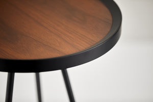 17.5" X 17.5" X 22" Walnut  End Table