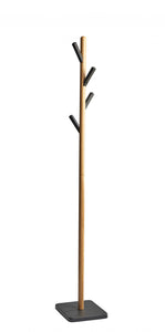11.75" X 9.75" X 66.5" Natural  Coat Rack