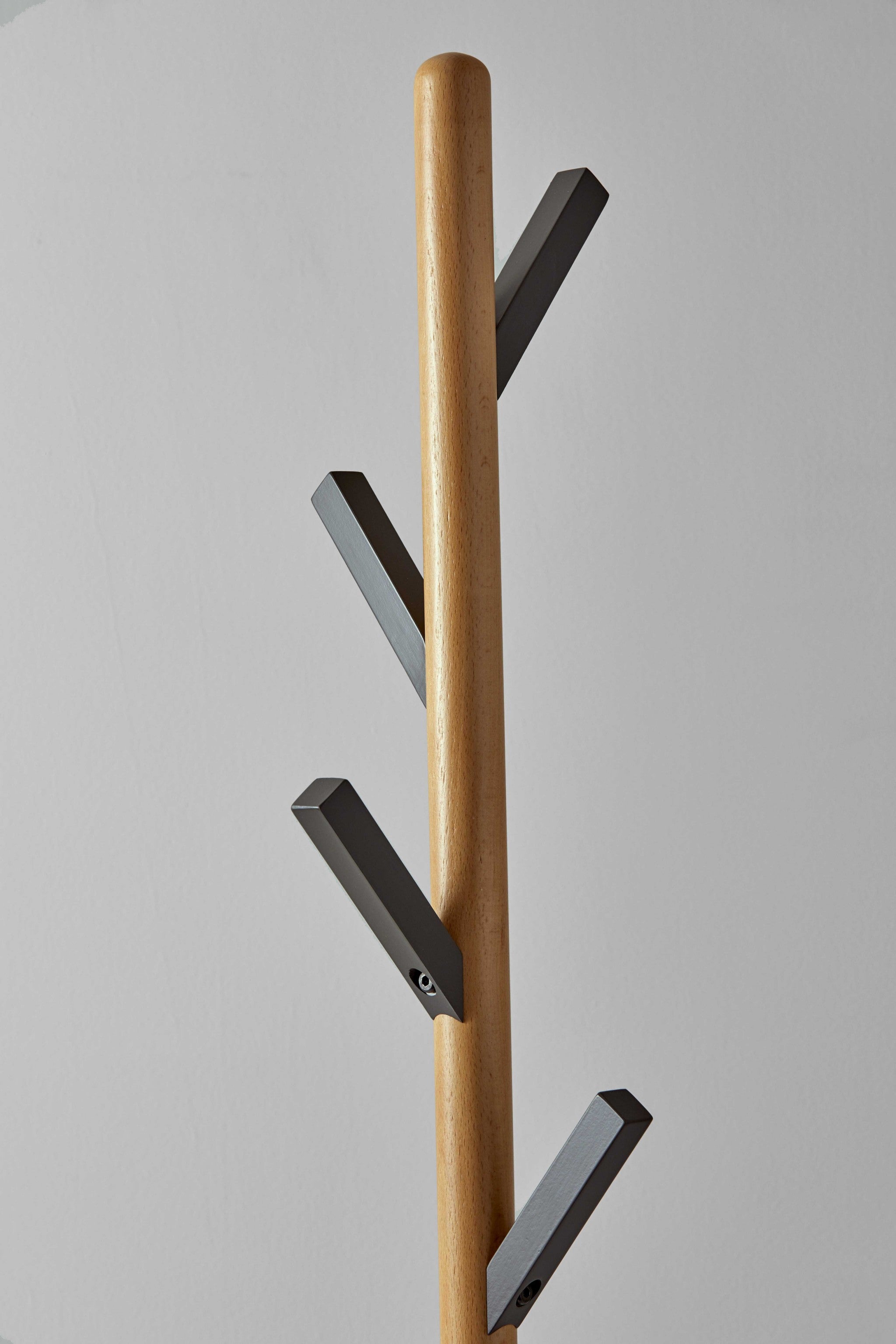 11.75" X 9.75" X 66.5" Natural  Coat Rack