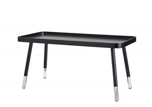 19" X 39.25" X 19.25" Black  Coffee Table