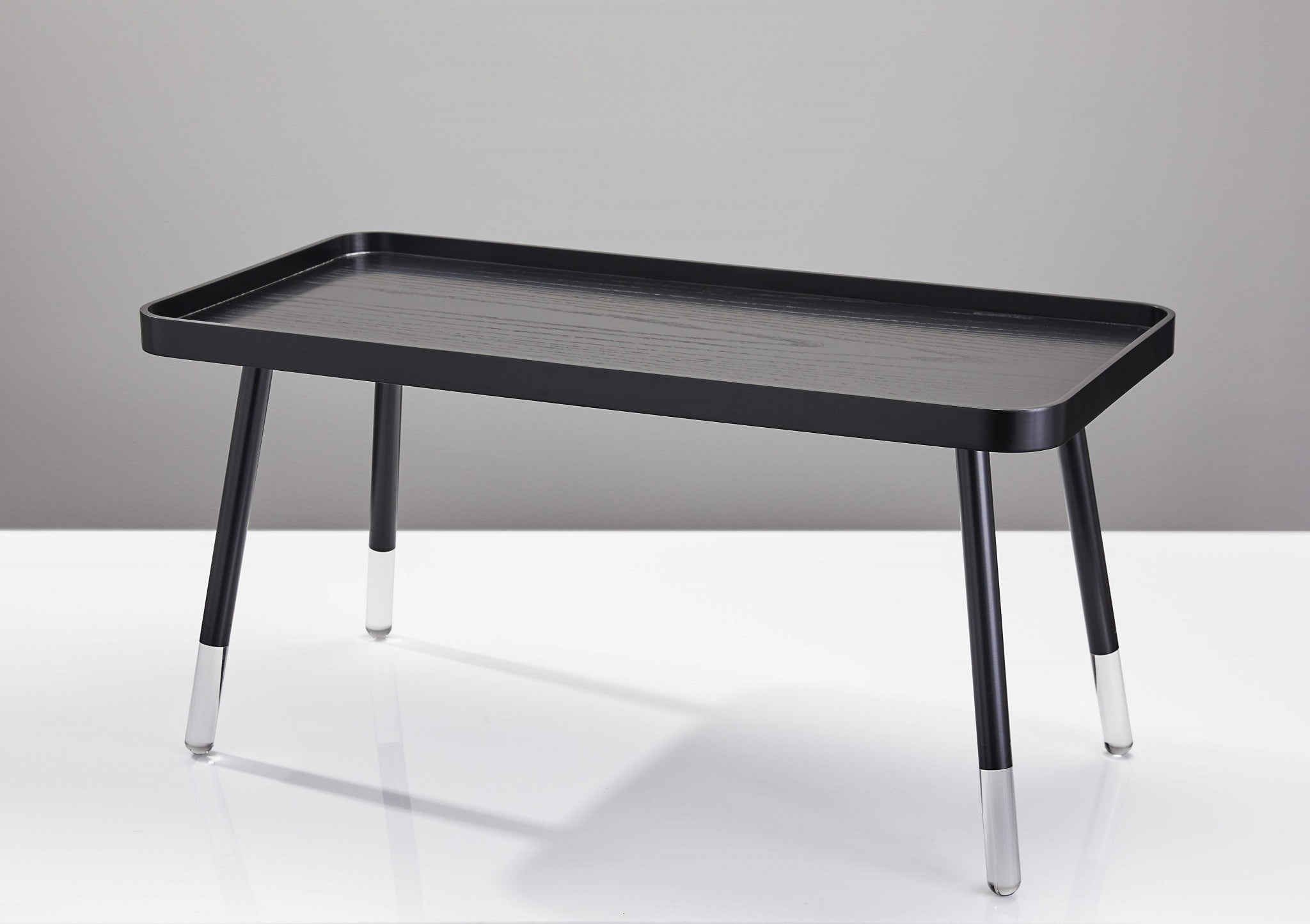 19" X 39.25" X 19.25" Black  Coffee Table