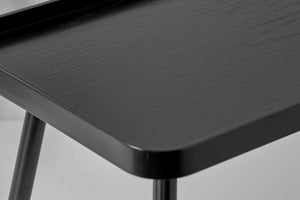 19" X 39.25" X 19.25" Black  Coffee Table