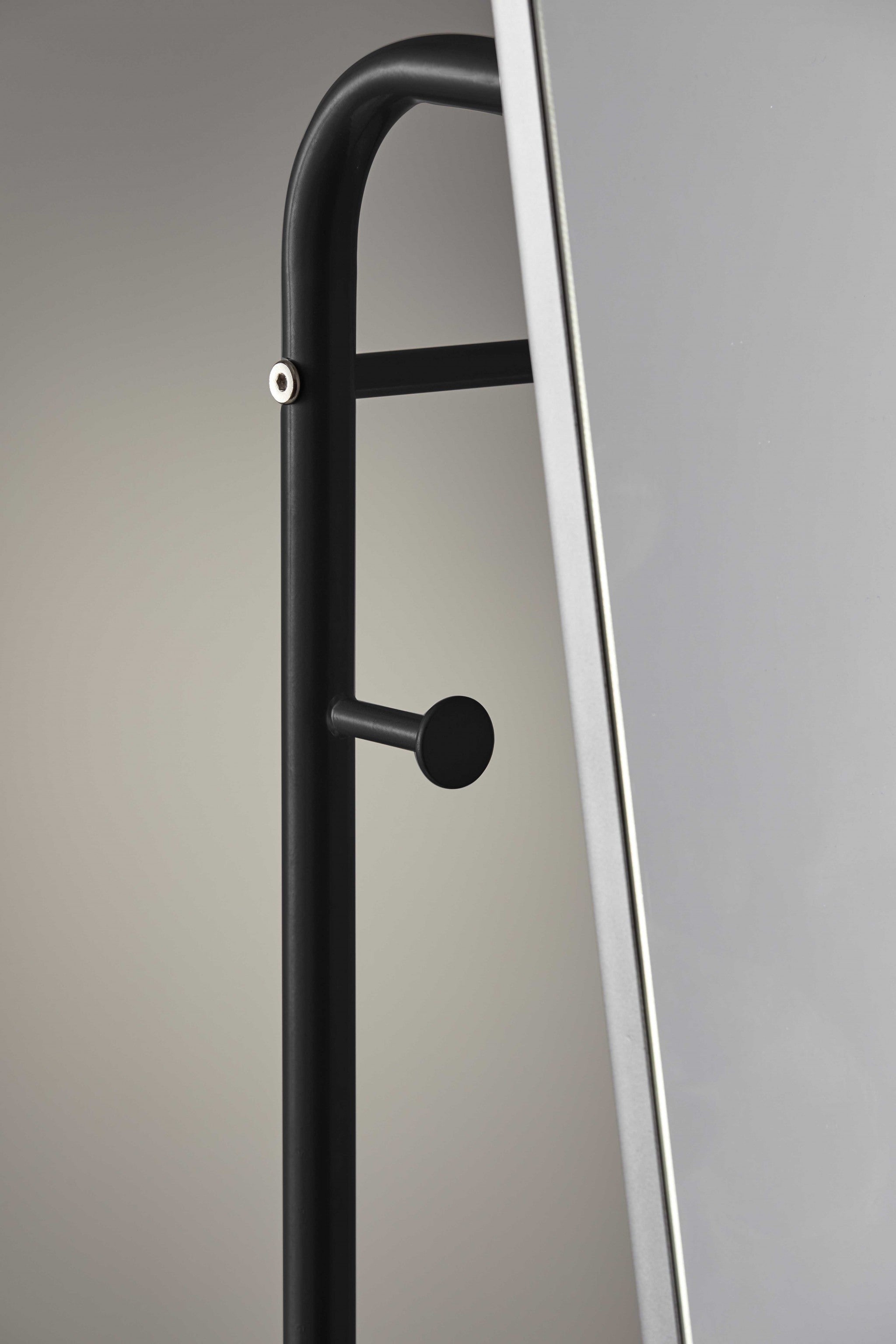 11.75" X 14.25" X 58" Black  Floor Mirror