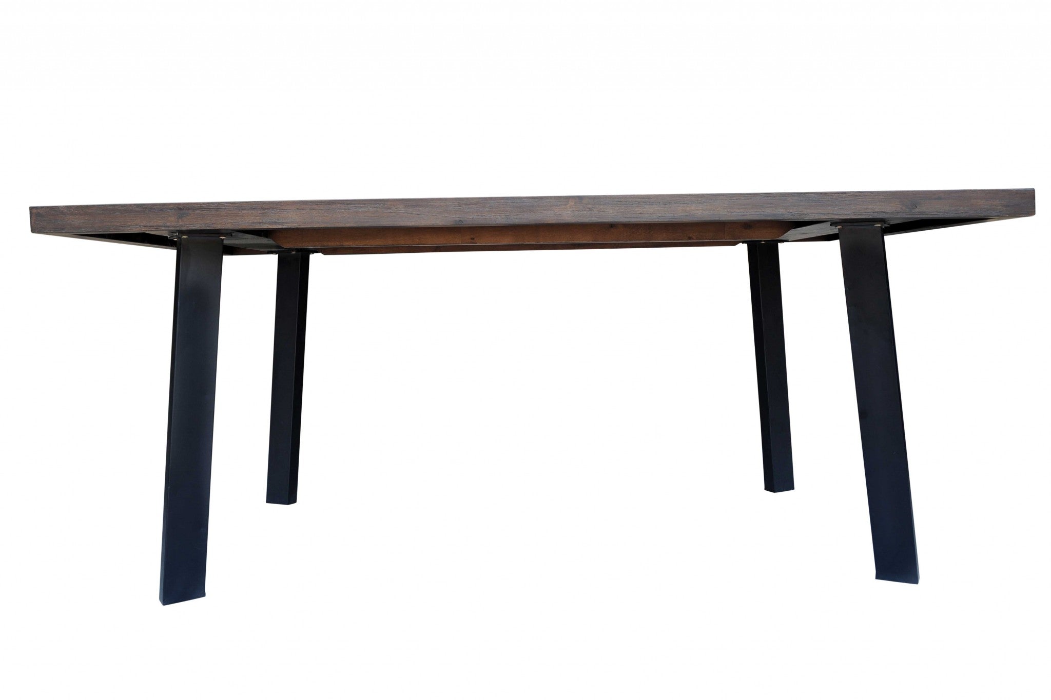 39" X 71" X 30" Brown Acacia And Mdf Dining Table