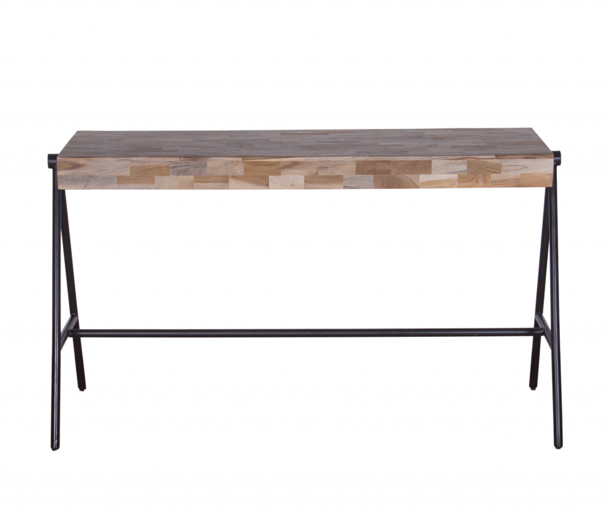 Natural Narrow A Frame Wood  Table Desk