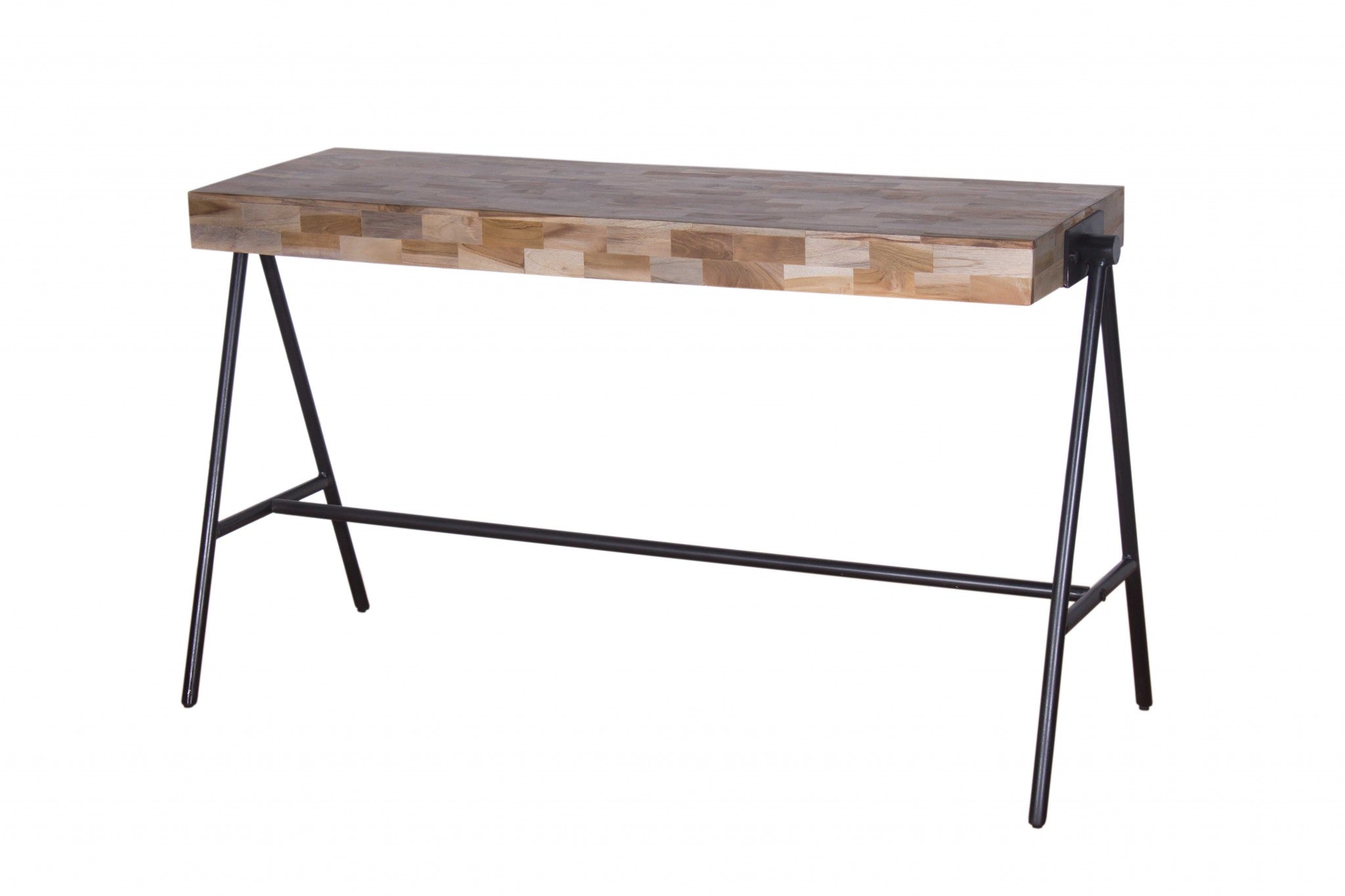 Natural Narrow A Frame Wood  Table Desk
