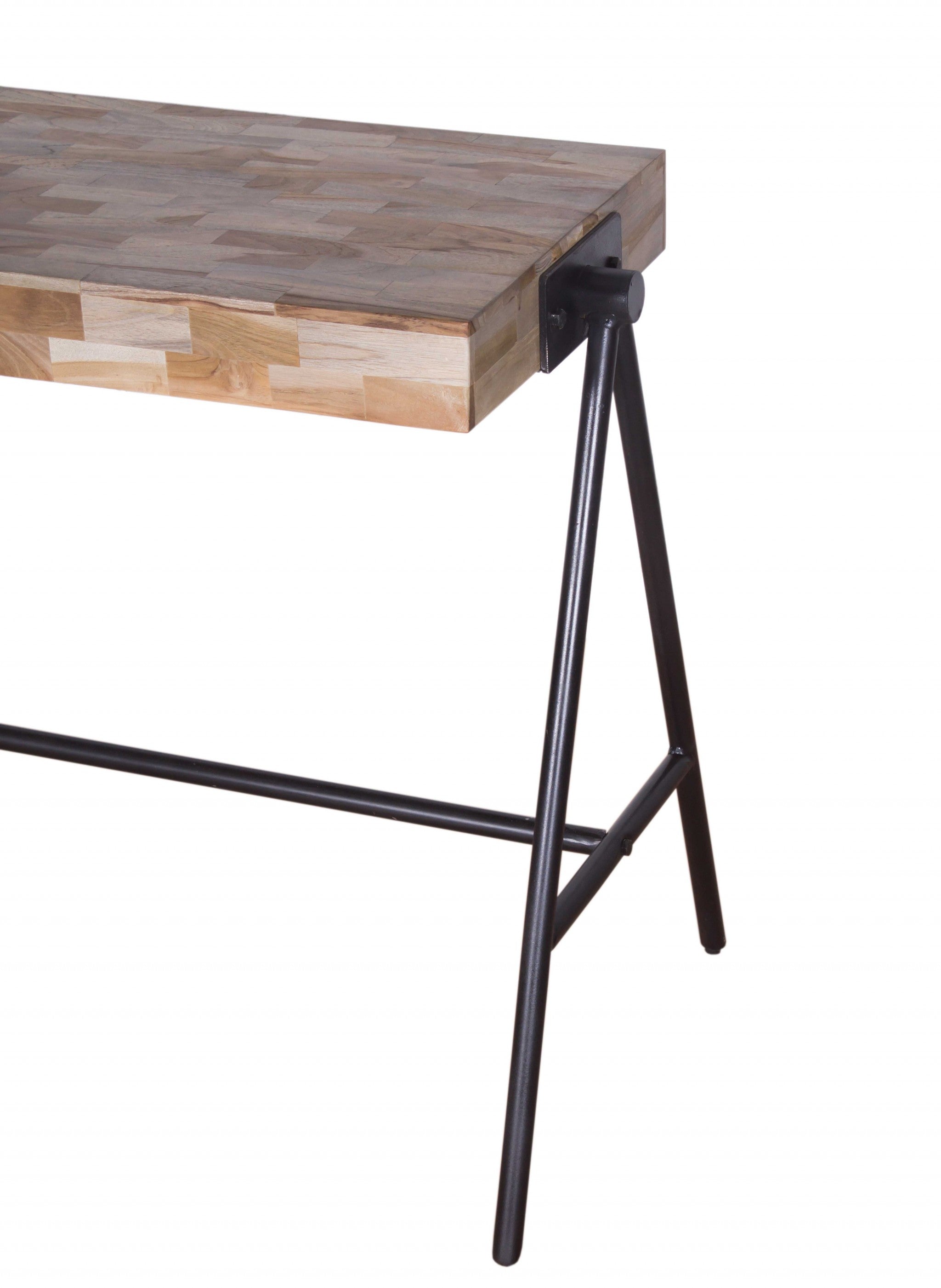 Natural Narrow A Frame Wood  Table Desk
