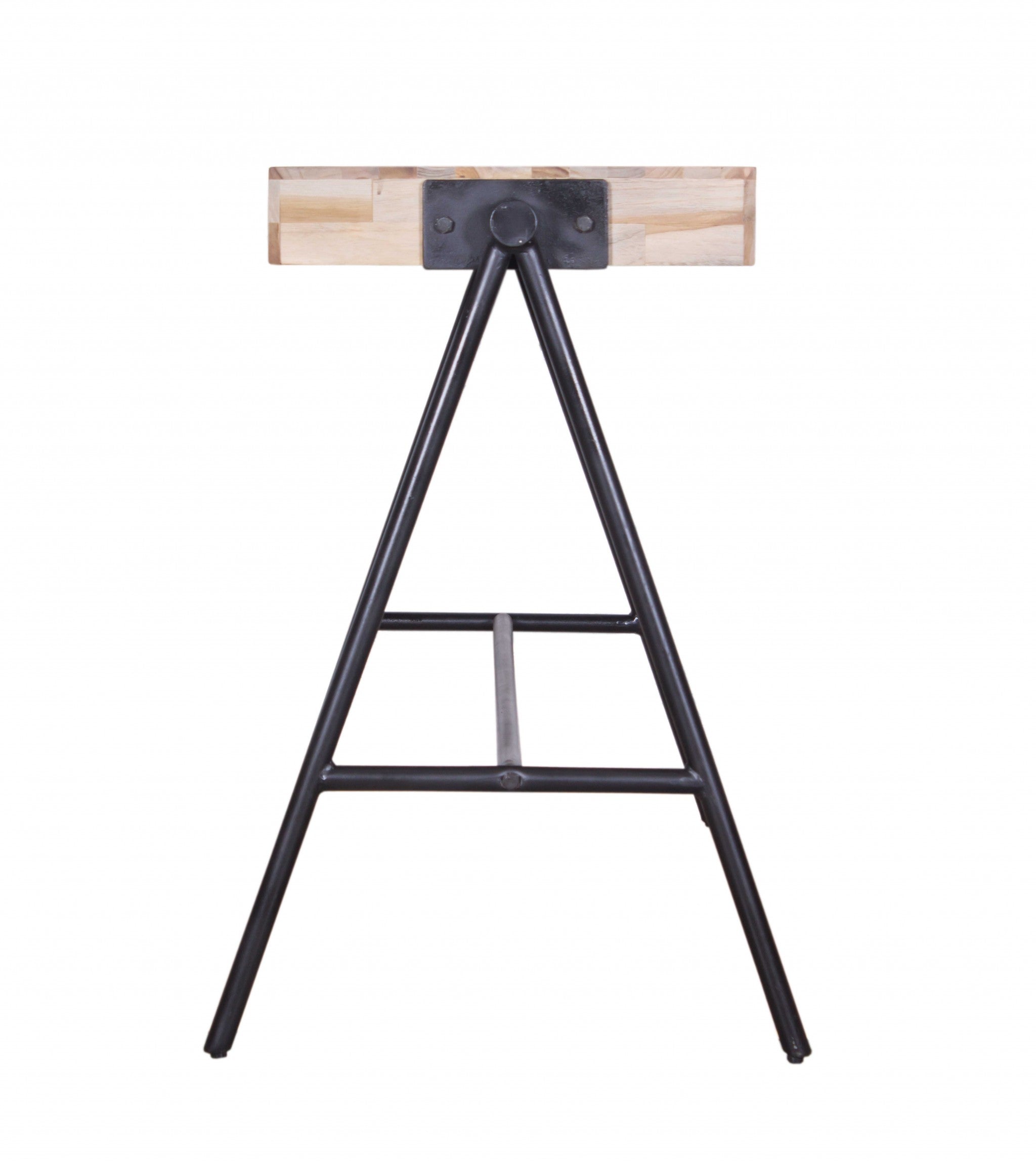 Natural Narrow A Frame Wood  Table Desk
