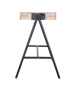 Natural Narrow A Frame Wood  Table Desk