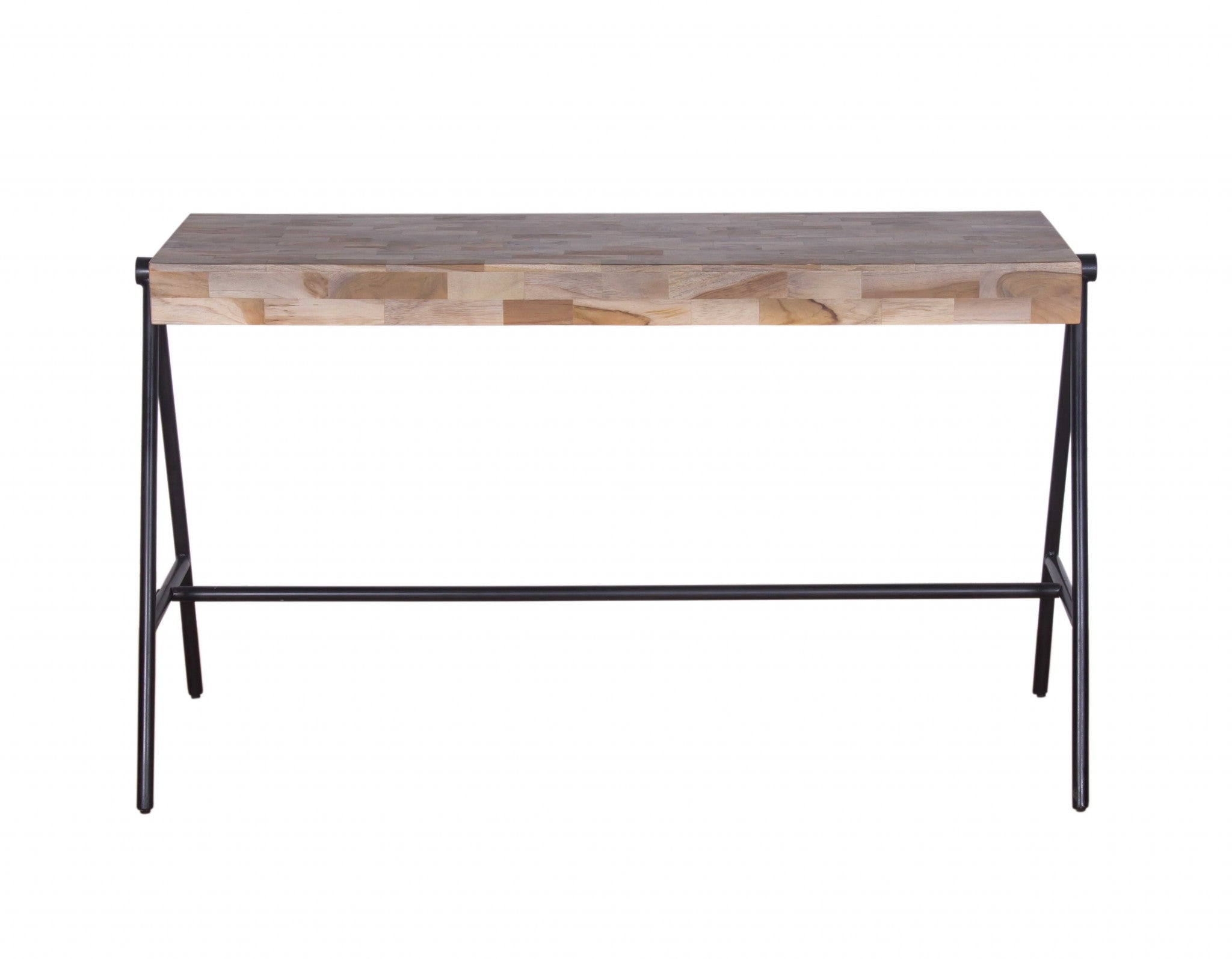 Natural Narrow A Frame Wood  Table Desk