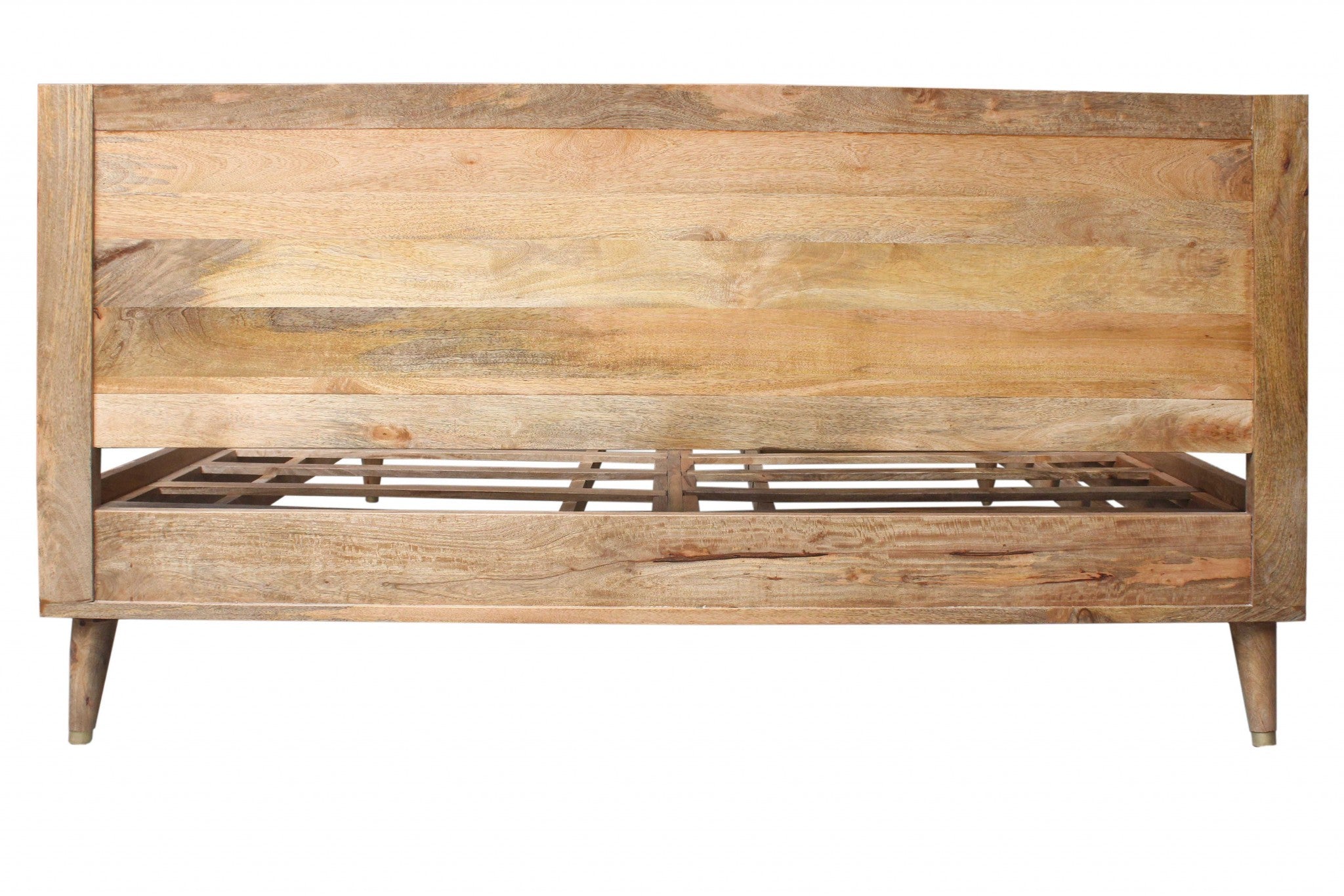 78" X 82" X 42" Honey Wood King Size Bed