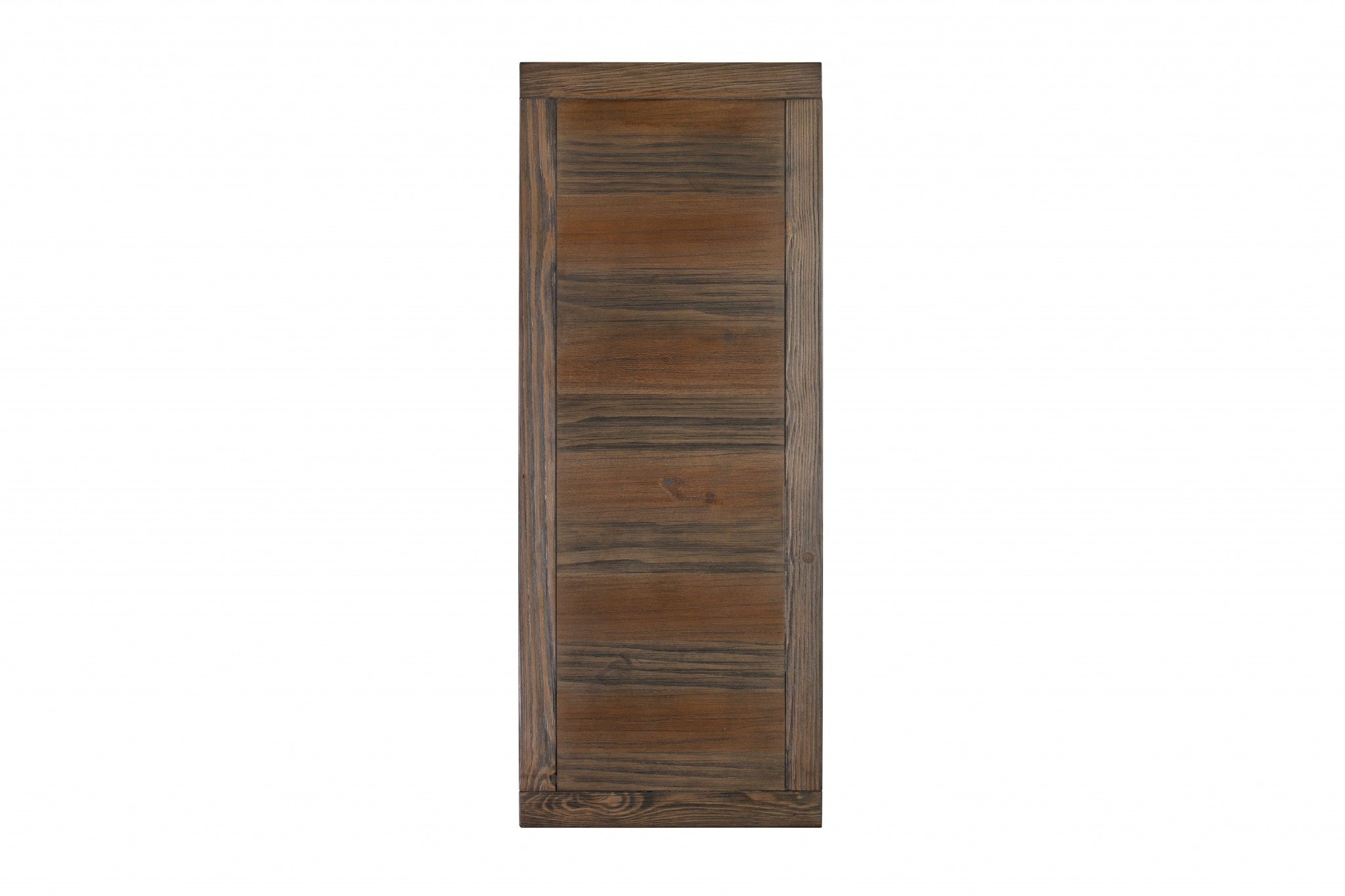 Brown Pine Wood Console Table