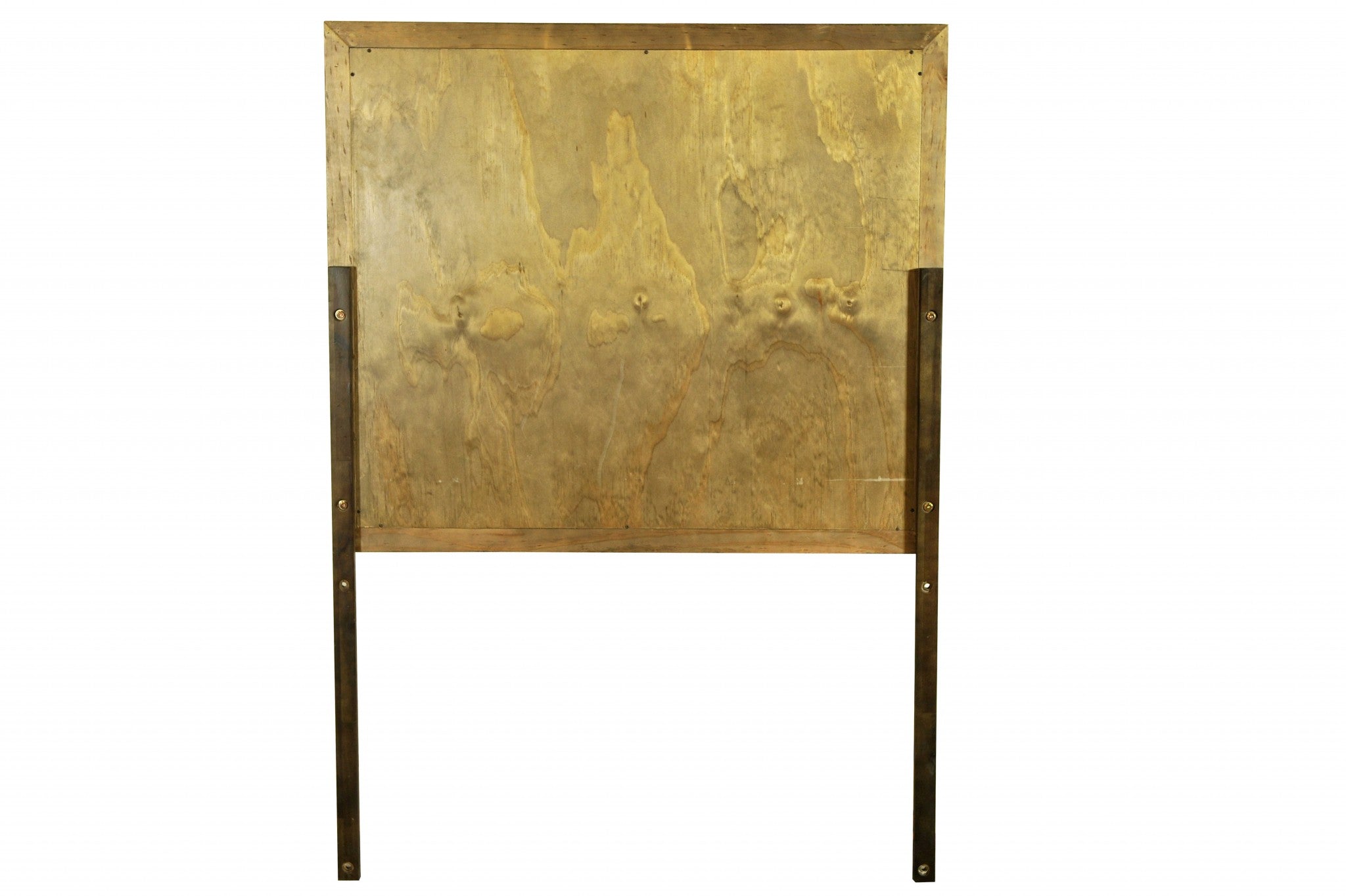 1" X 44" X 38" Natural Pine Wood Rectangular Mirror