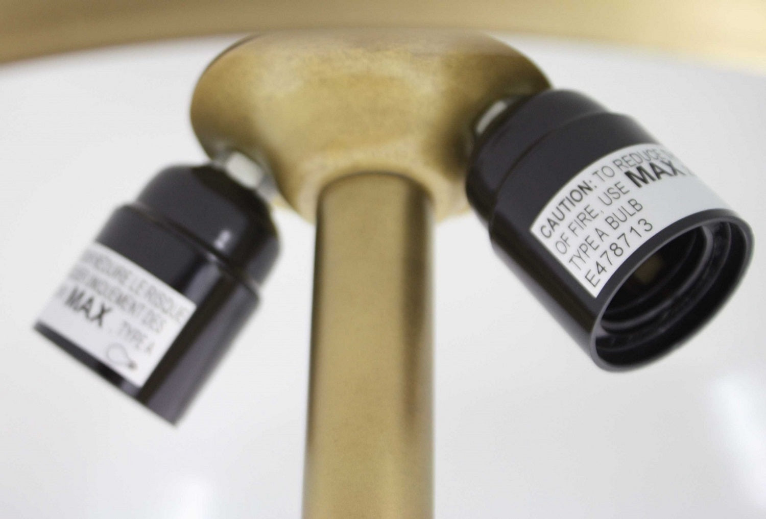 12" X 12" X 20" Antique Brass Galvanized Iron Table Lamp