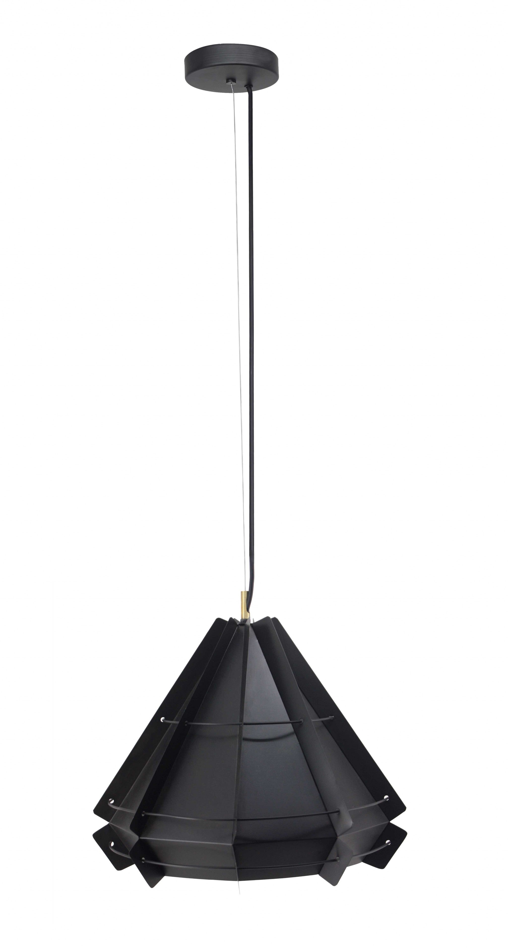 17" X 17" X 15" Antique Zinc Galvanized Iron Pendant Light