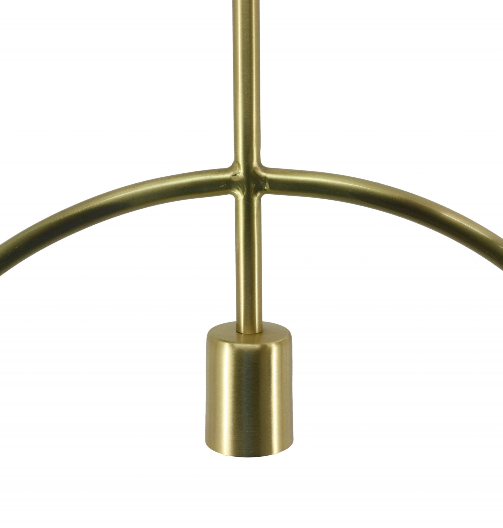 17" X 2" X 23"  Matte Brass Iron Pendant Lamp