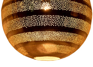 16" X 16" X 17" Silver Aluminium Iron Pendant Lamp
