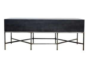 48" X 24" X 18" Metal Base Mango Wood Coffee Table