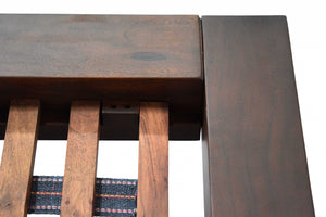 86" X 95" X 42" Brown/Black Wood Metal King Size Bed