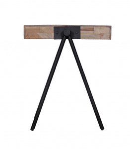 16" X 16" X 20" Multi Wood Metal Side Table