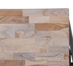Natural Frame Square End Side Table