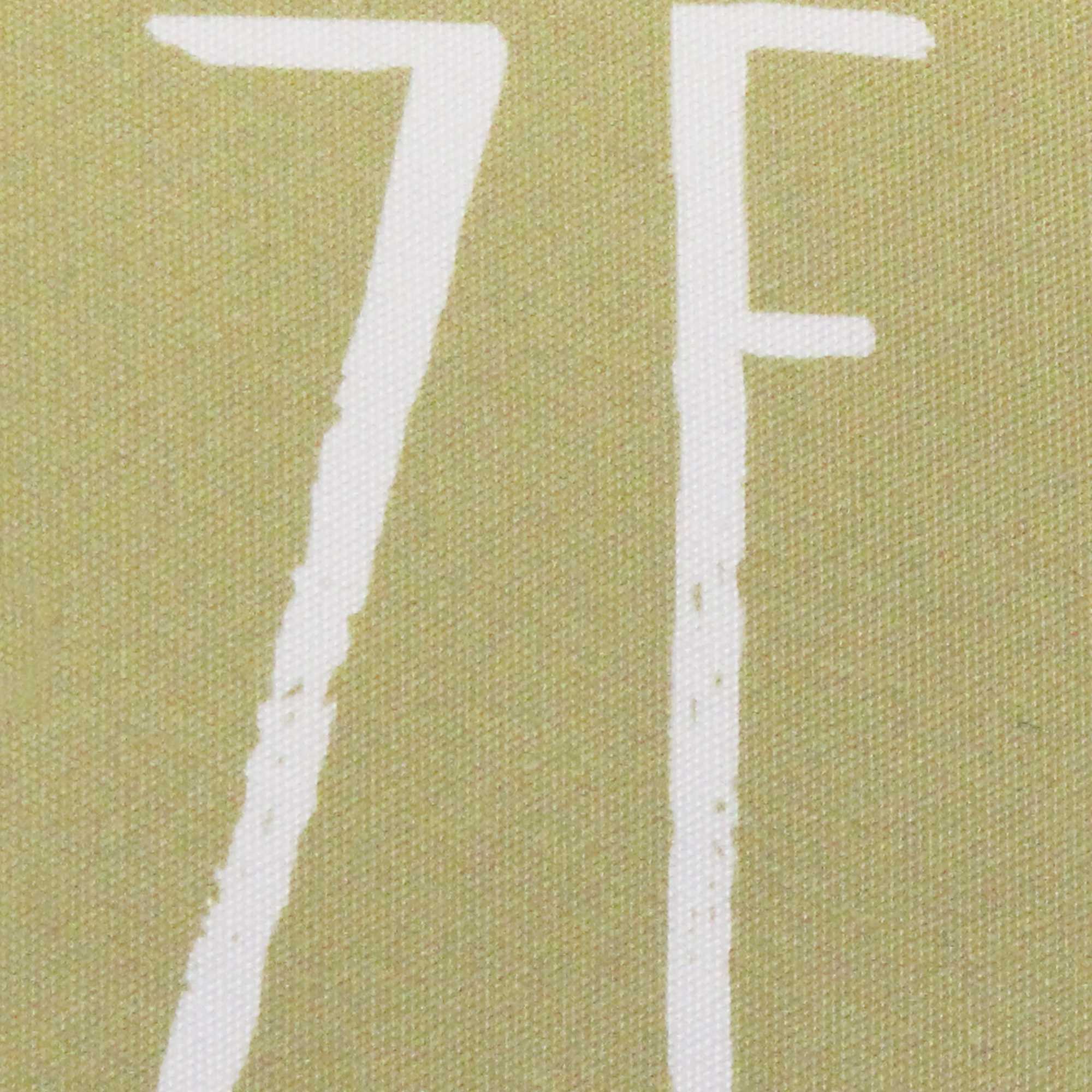 White on Olive Zen Rectangular  Lumbar Pillow