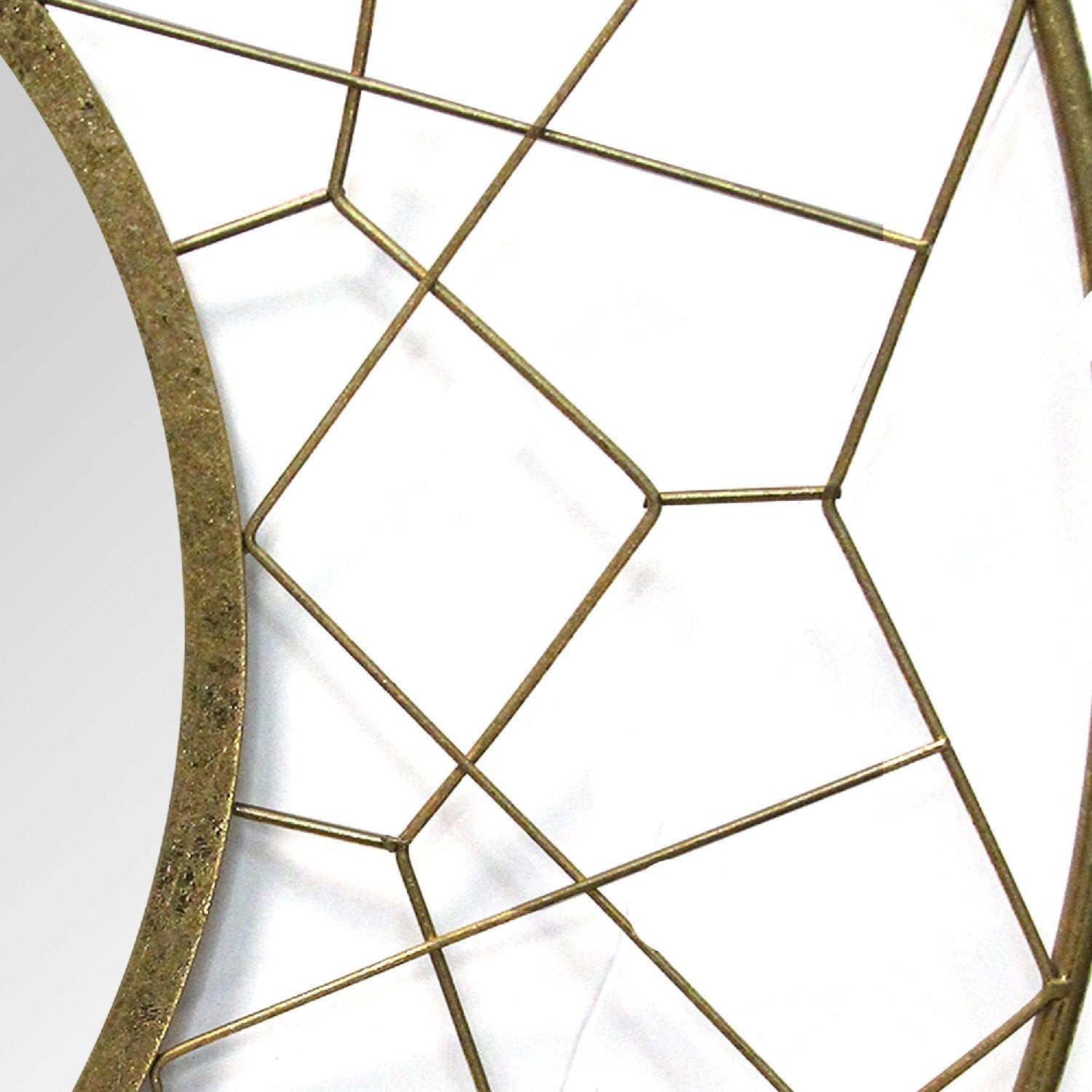 2.17" Round Gold Mirror