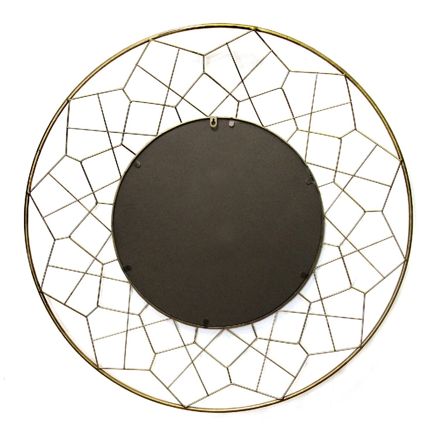2.17" Round Gold Mirror