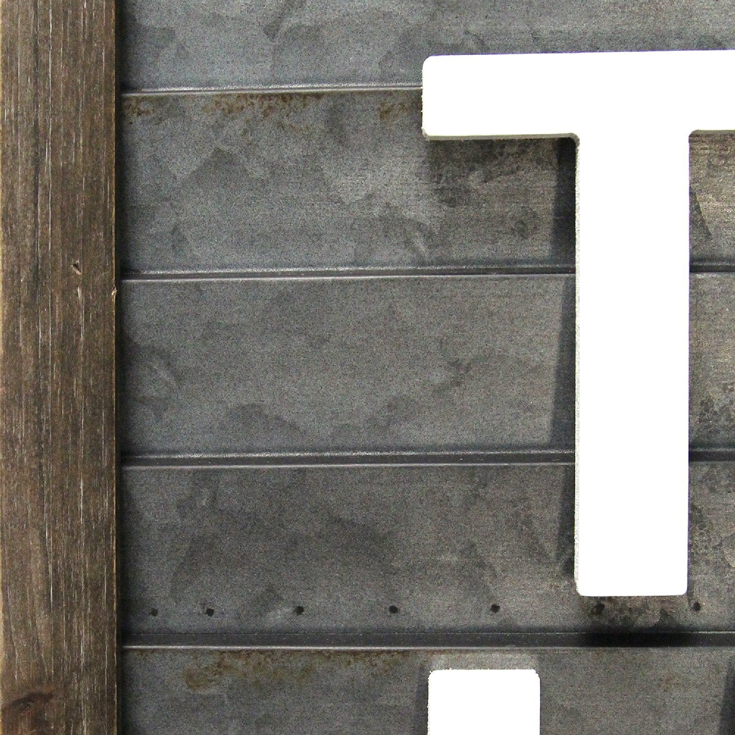 Galvanized Metal "Gather" Wood Wall Panel