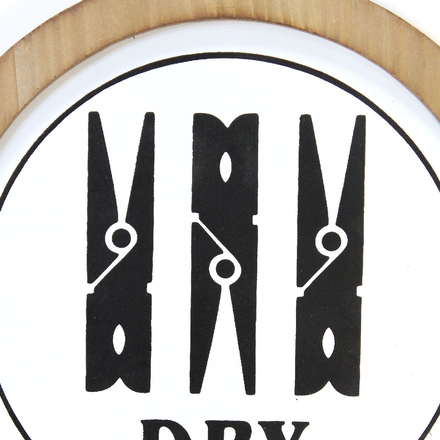 S/3 "Wash, Dry, Press" Wood Framed Wall Art