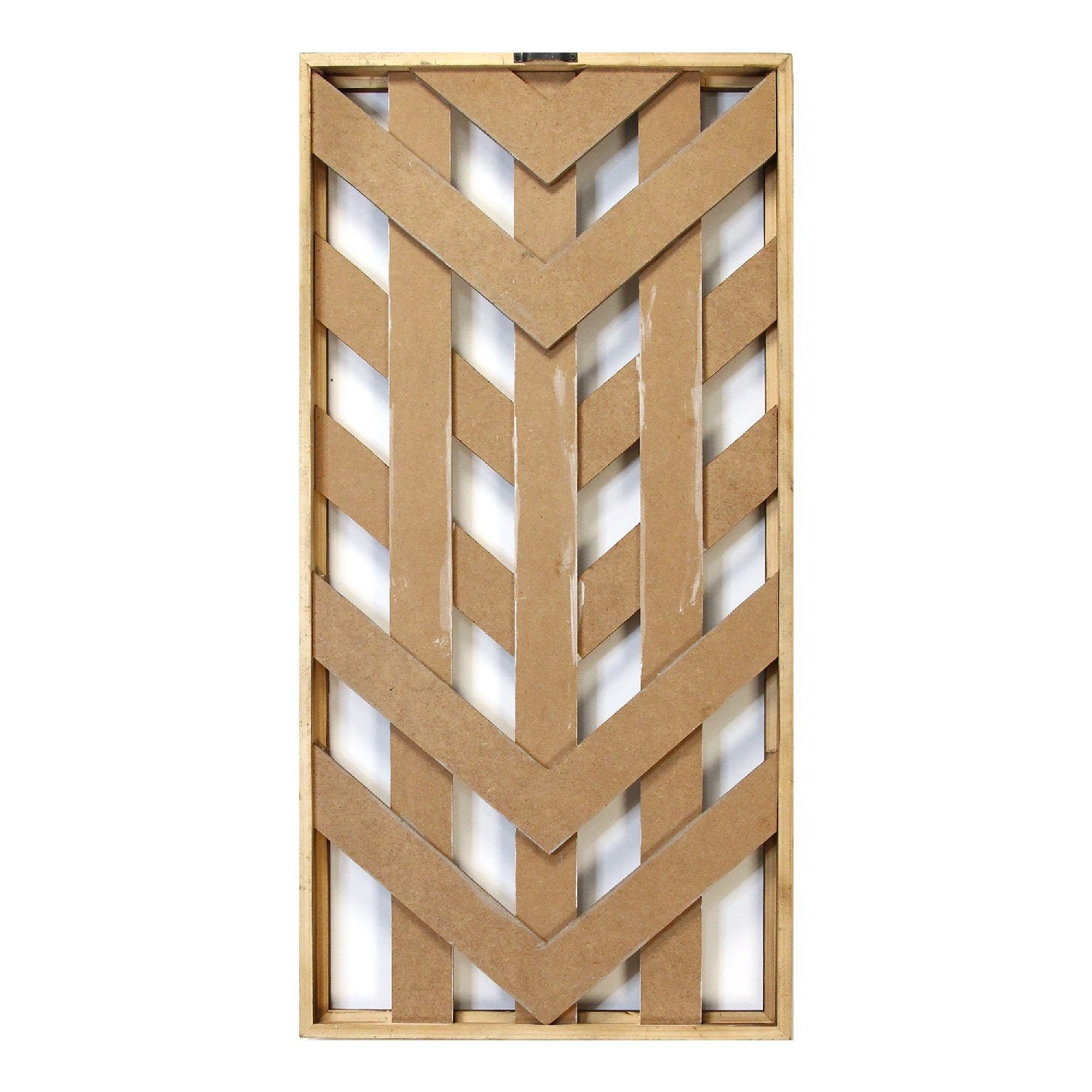 Boho Geometric Wood Framed Wall Panel