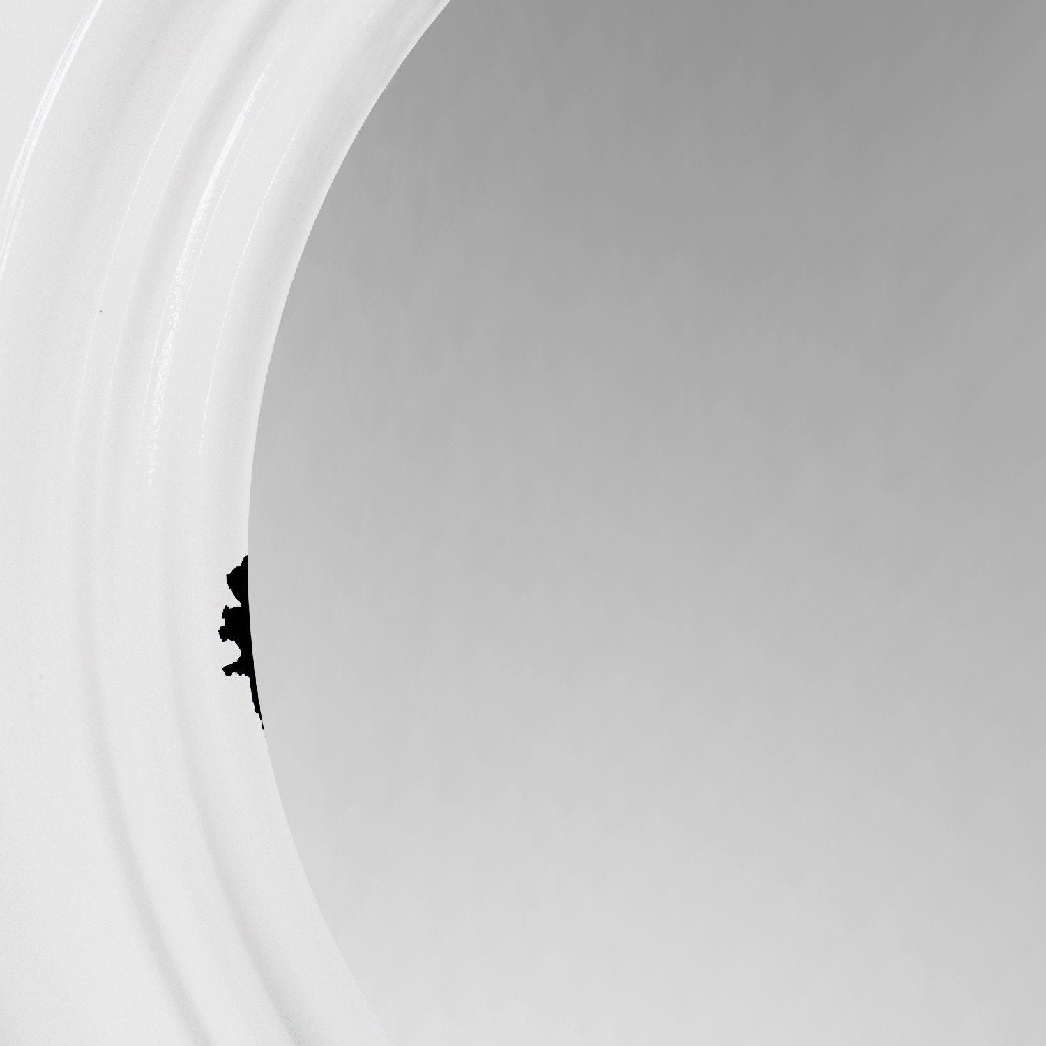 24.75" Round Priscilla Distressed Medallion Metal Mirror